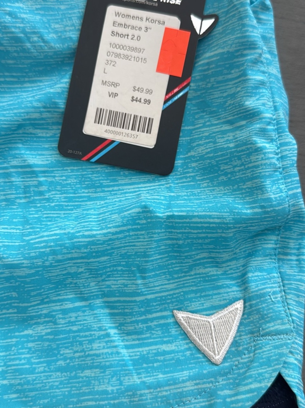 Michael Kors Turquoise Heathered Athletic Shorts